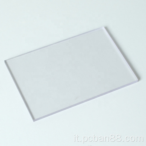 foglio di vetro in plastica in policarbonato trasparente